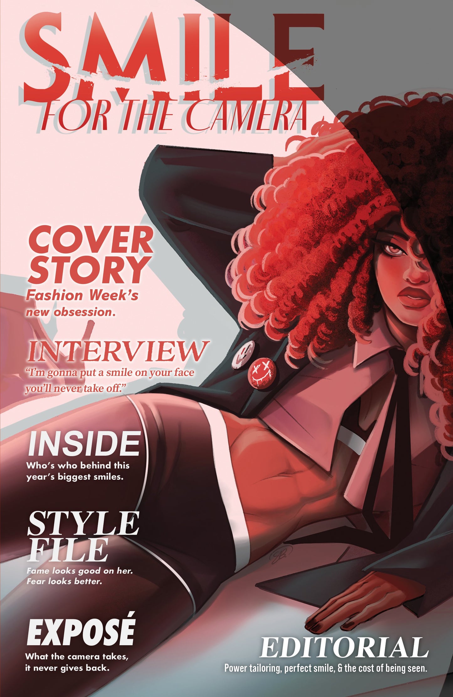 SMILE: FOR THE CAMERA #4 VAR C (BOO FASHION MAGAZINE VAR) (Backorder, Allow 4-5 Weeks)