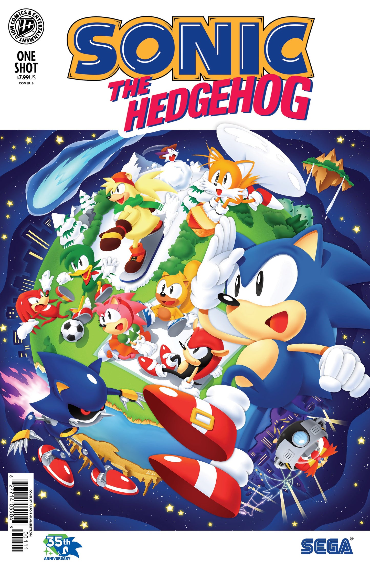 SONIC THE HEDGEHOG: 35TH ANNIVERSARY SPECIAL VAR B (HAMMERSTROM) (Backorder, Allow 4-5 Weeks)