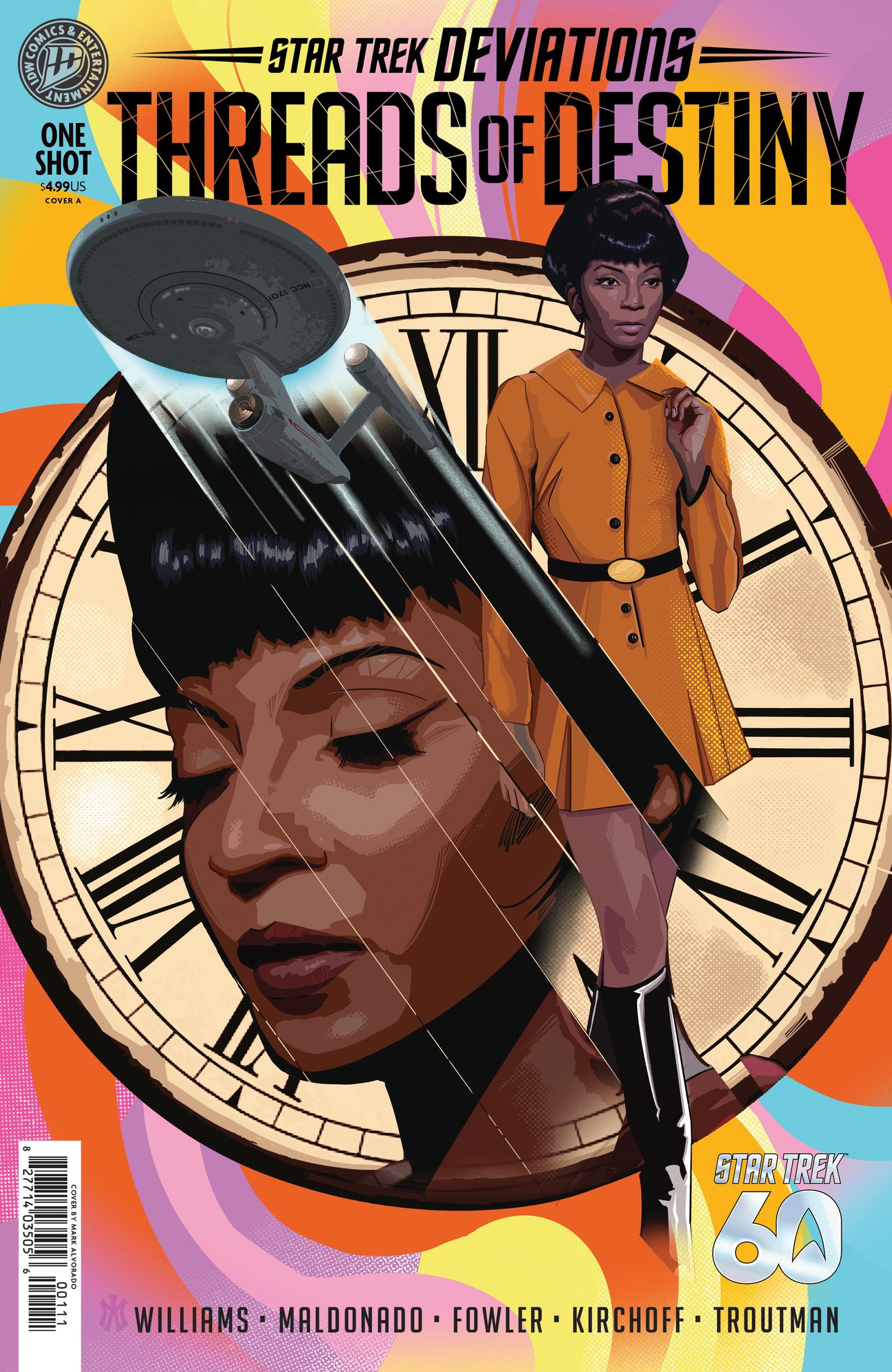 STAR TREK: DEVIATIONS--THREADS OF DESTINY COVER A (ALVARADO) (25 Feb Release)