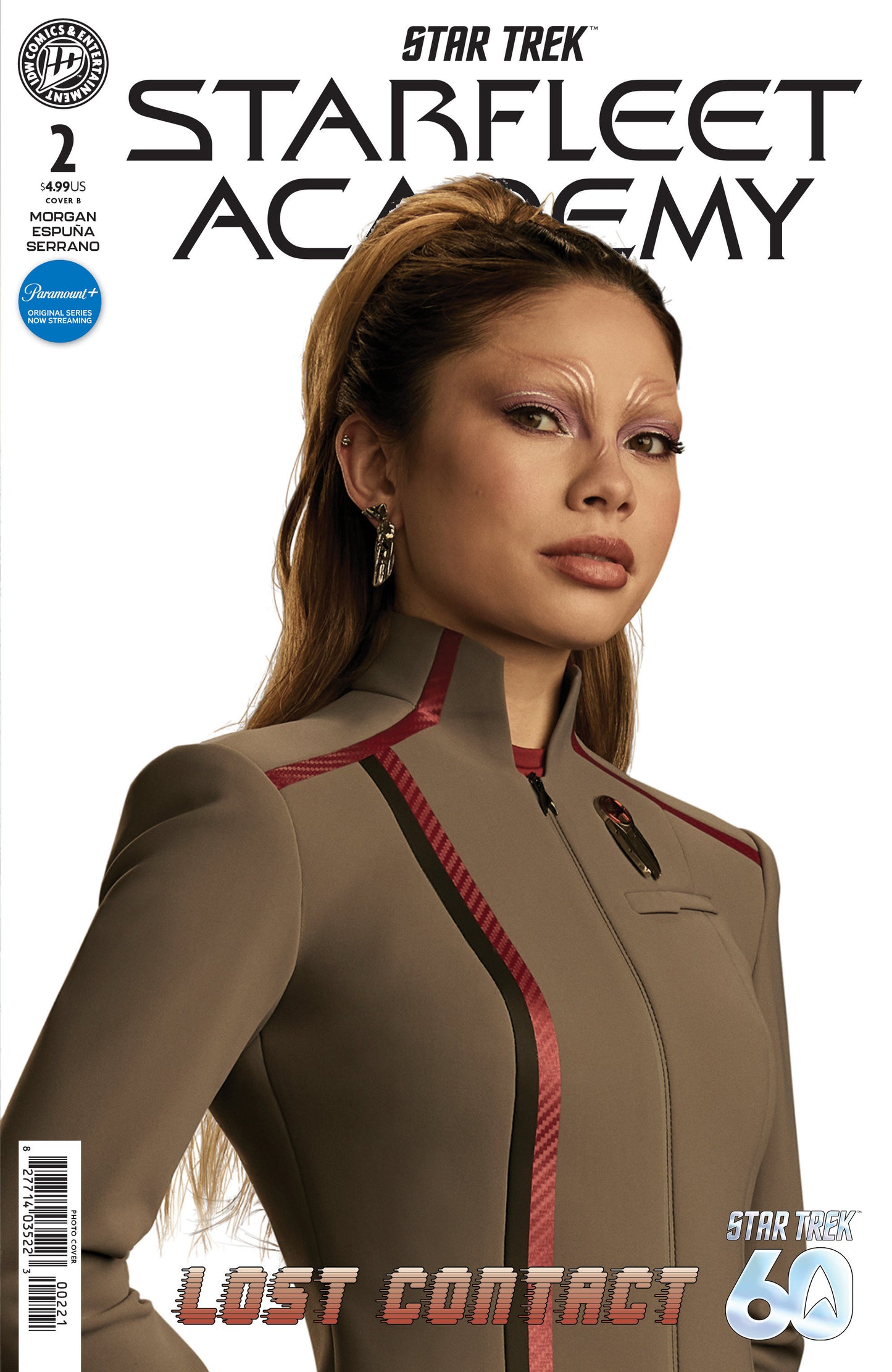STAR TREK: STARFLEET ACADEMY--LOST CONTACT #2 VAR B (PHOTO VAR) (Backorder, Allow 4-5 Weeks)
