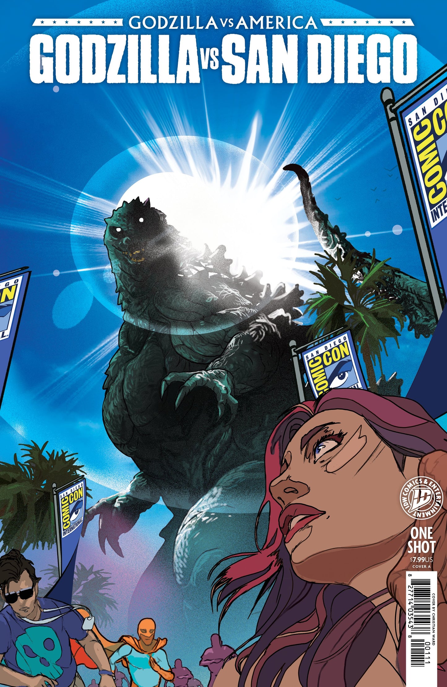 GODZILLA VS. AMERICA: SAN DIEGO COVER A (WARD) (22 Jul Release)