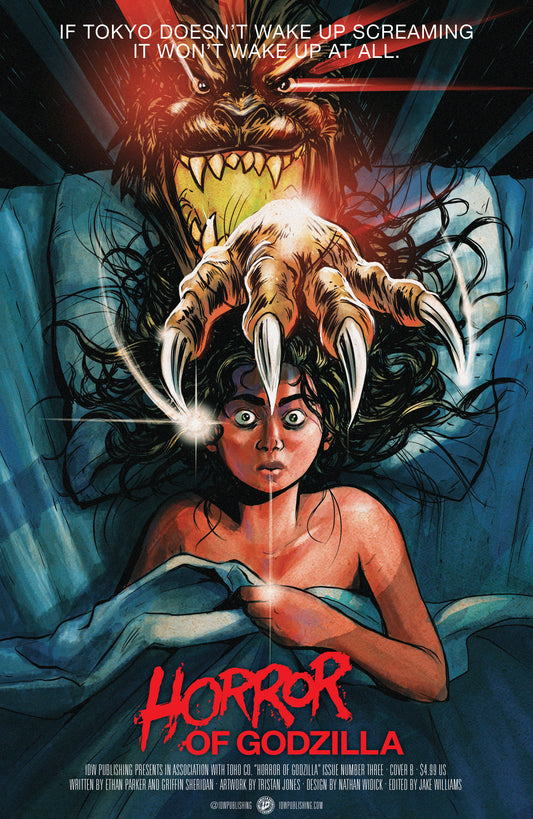 THE HORROR OF GODZILLA [KAI-SEI ERA] #3 VAR B (TUNICA MOVIE HOMAGE COVER) | IDW PUBLISHING | Comicbookeroo