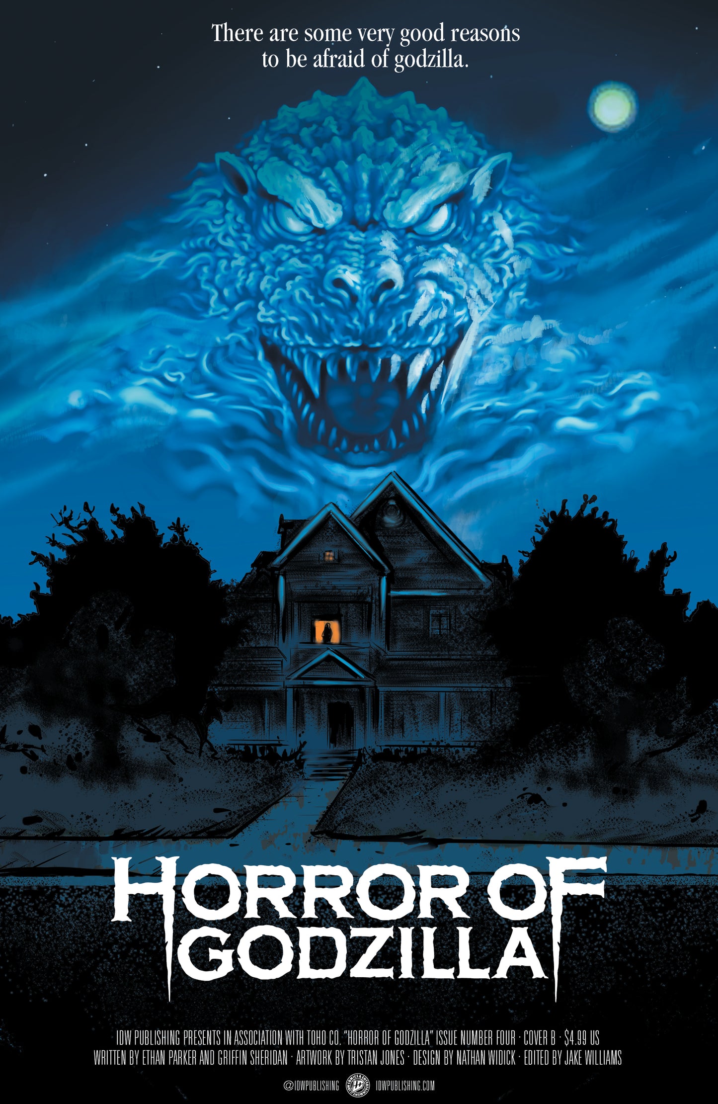 THE HORROR OF GODZILLA [KAI-SEI ERA] #4 VAR B (TUNICA MOVIE HOMAGE COVER) | IDW PUBLISHING | Comicbookeroo