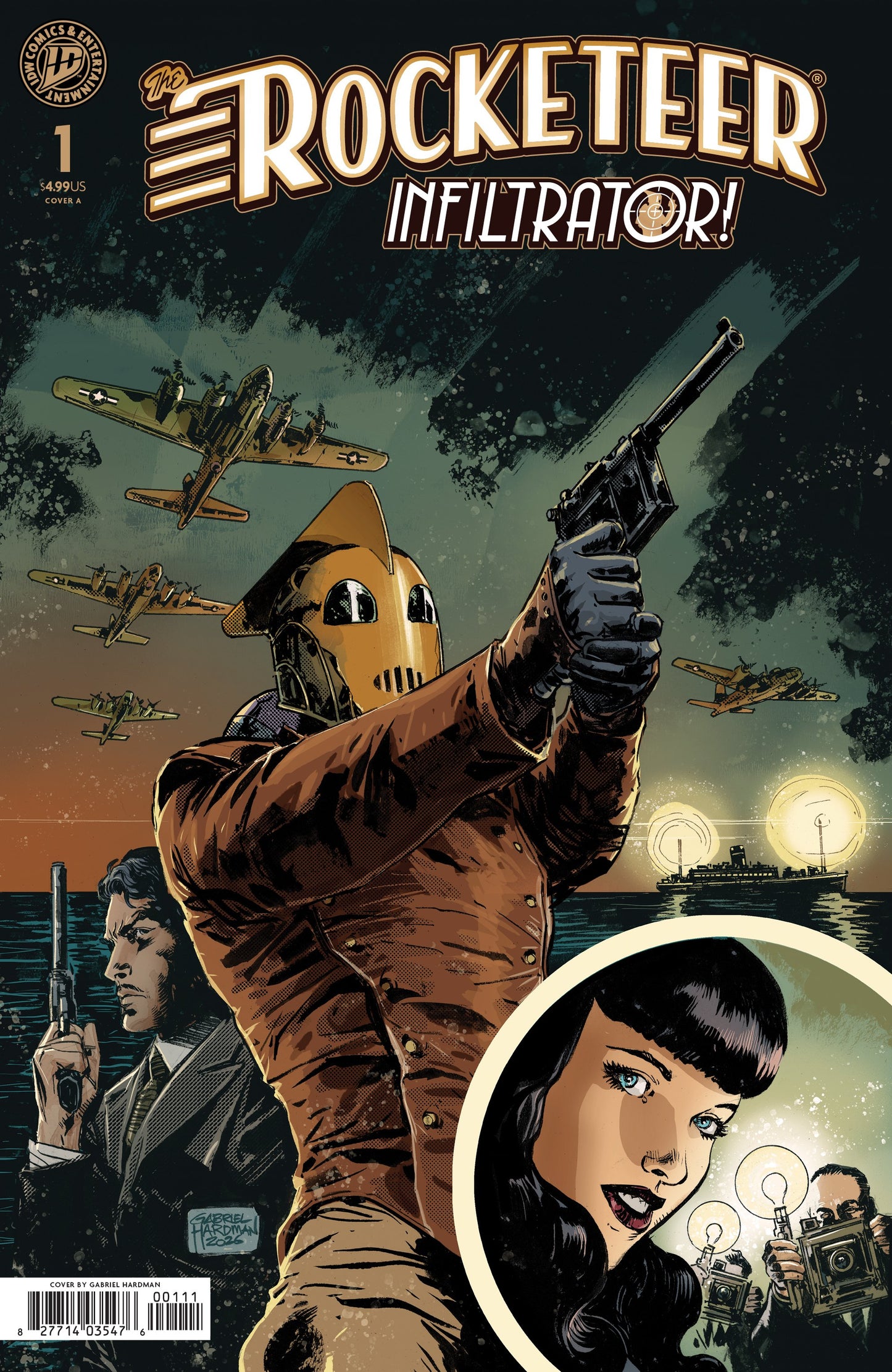 THE ROCKETEER: INFILTRATOR! #1 COVER A (HARDMAN) (Backorder, Allow 4-5 Weeks)
