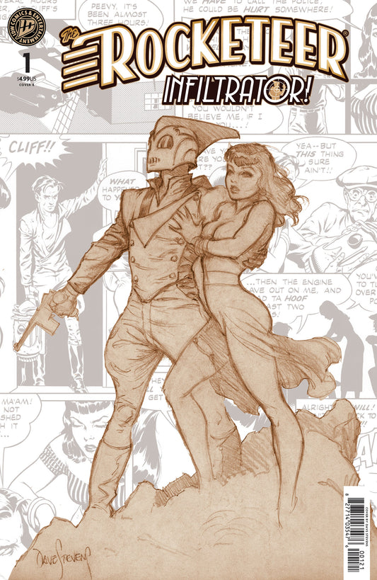 THE ROCKETEER: INFILTRATOR! #1 VAR B (STEVENS) (Backorder, Allow 4-5 Weeks)