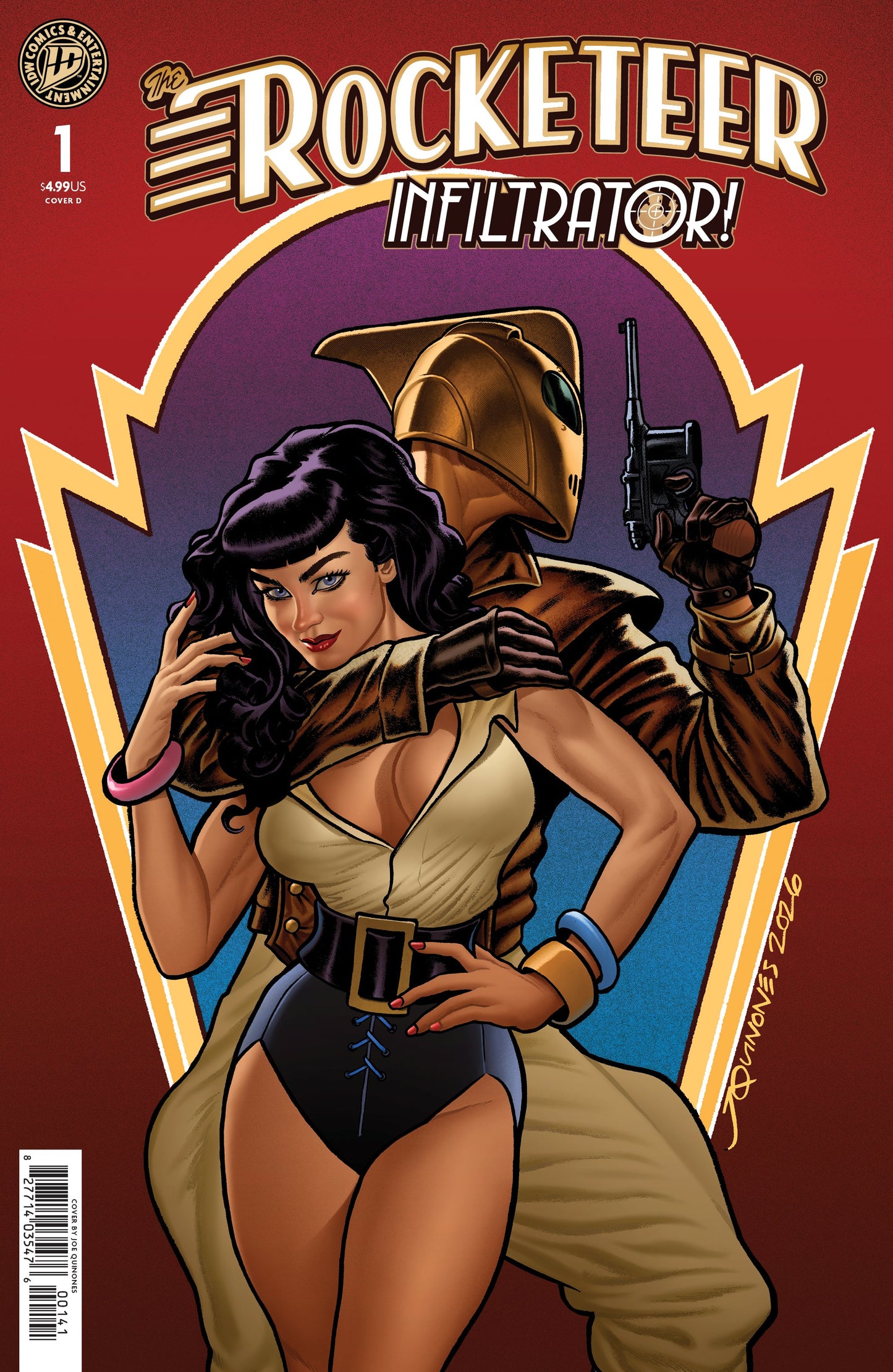THE ROCKETEER: INFILTRATOR! #1 VAR D (QUINONES) (Backorder, Allow 4-5 Weeks)