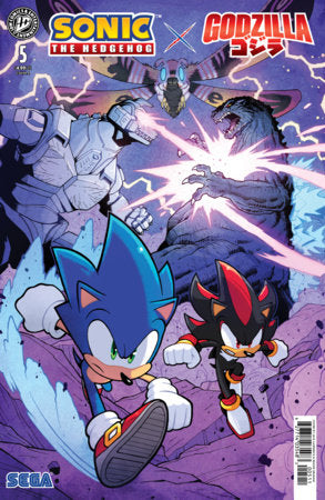 SONIC THE HEDGEHOG X GODZILLA #5 COVER A