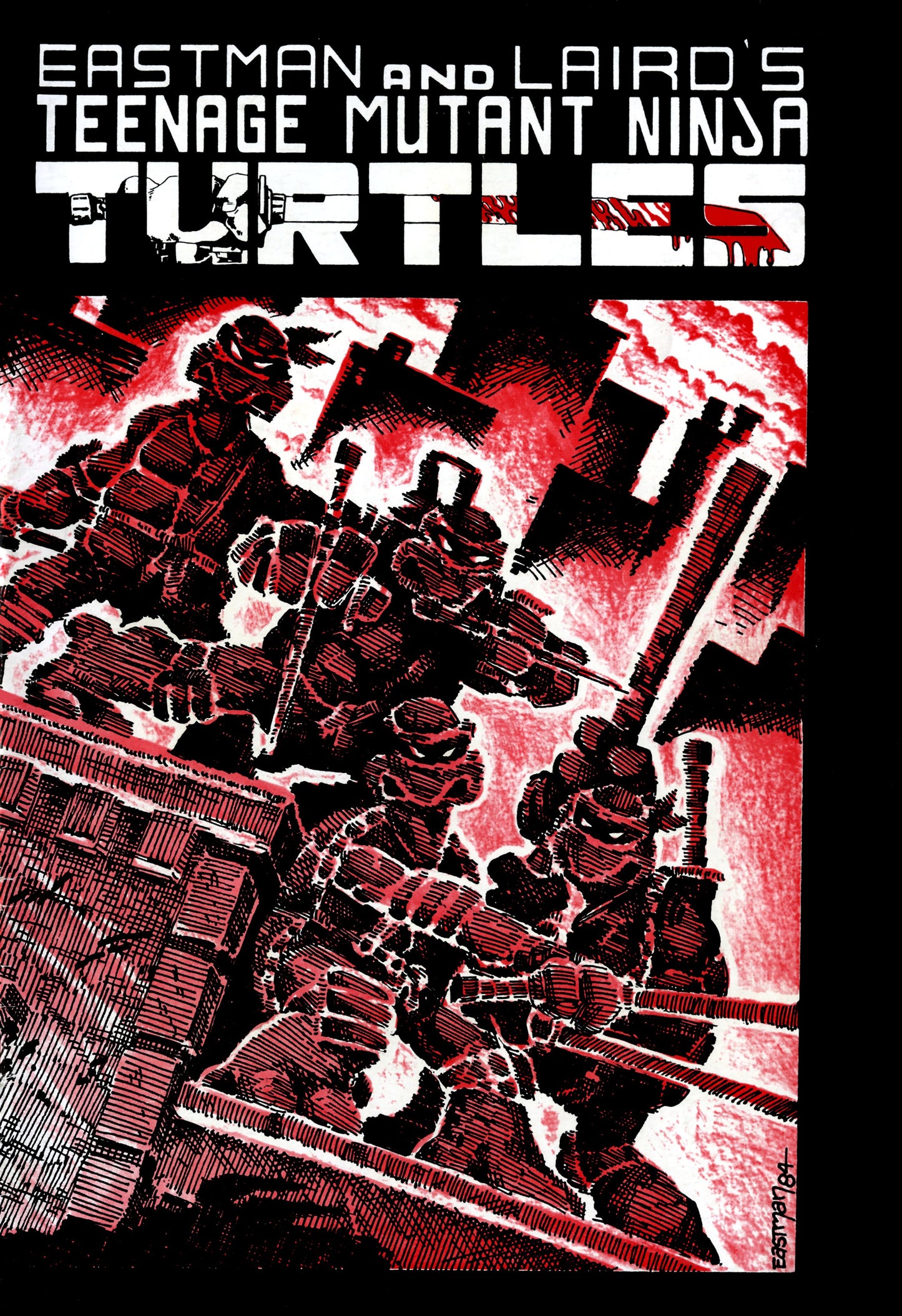 TEENAGE MUTANT NINJA TURTLES: MIRAGE FACSIMILE #1 FOIL VAR B (EASTMAN & LAIRD) (26 Aug Release)