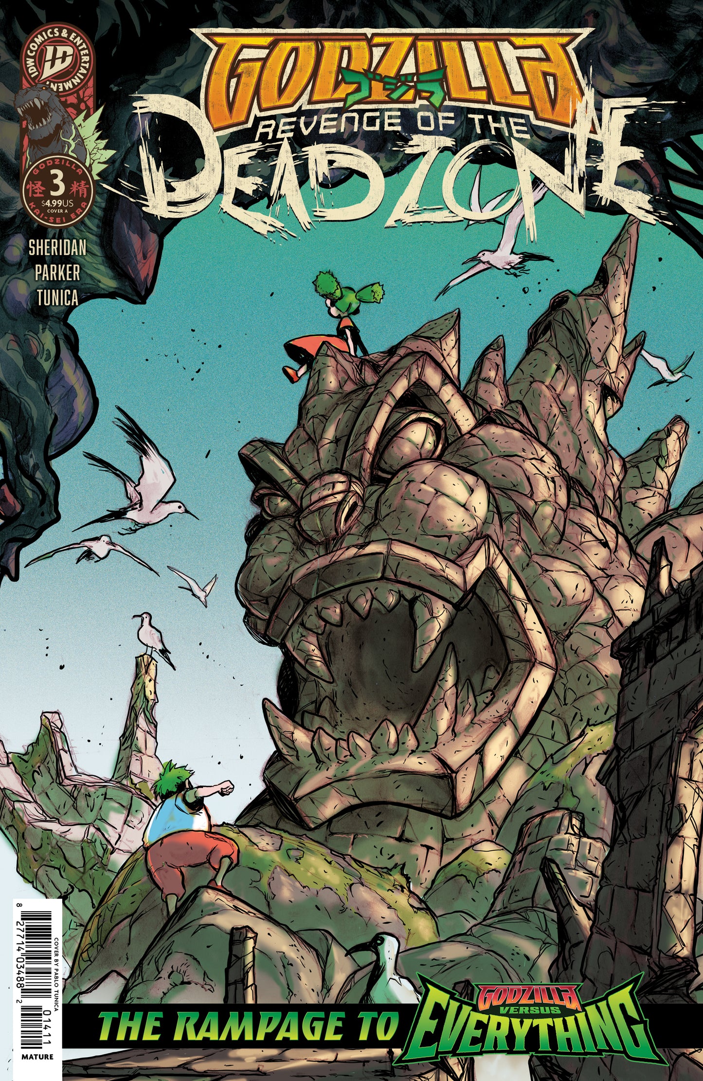 GODZILLA: REVENGE OF THE DEADZONE [KAI-SEI ERA] #3 COVER A (TUNICA) (23 Dec Release)