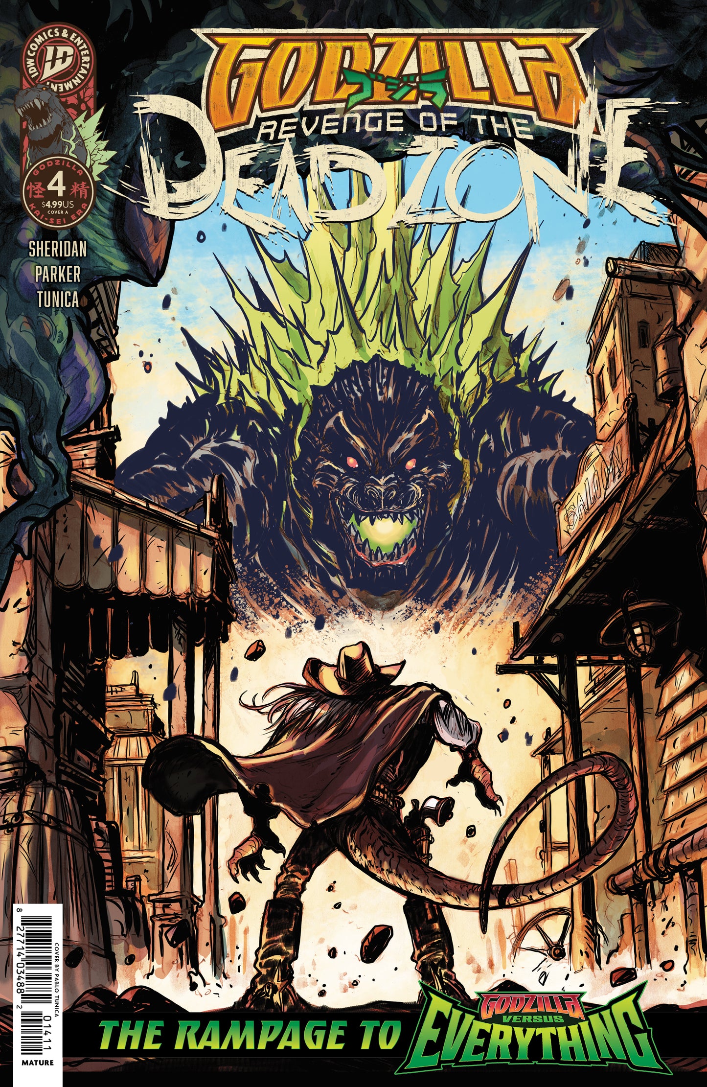 GODZILLA: REVENGE OF THE DEADZONE [KAI-SEI ERA] #4 COVER A (TUNICA) (27 Jan Release)