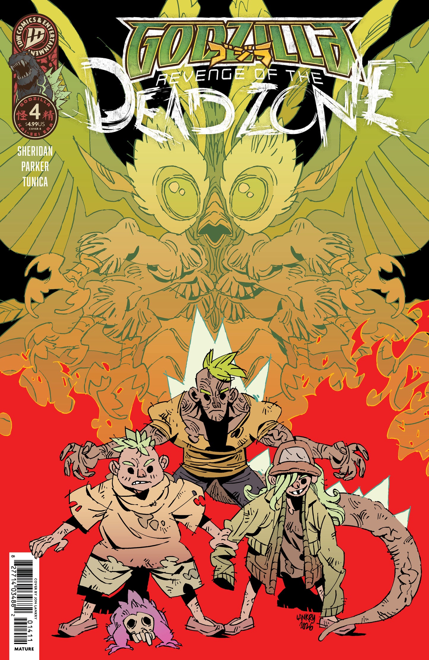 GODZILLA: REVENGE OF THE DEADZONE [KAI-SEI ERA] #4 VAR B (LANKRY) | IDW PUBLISHING | Comicbookeroo