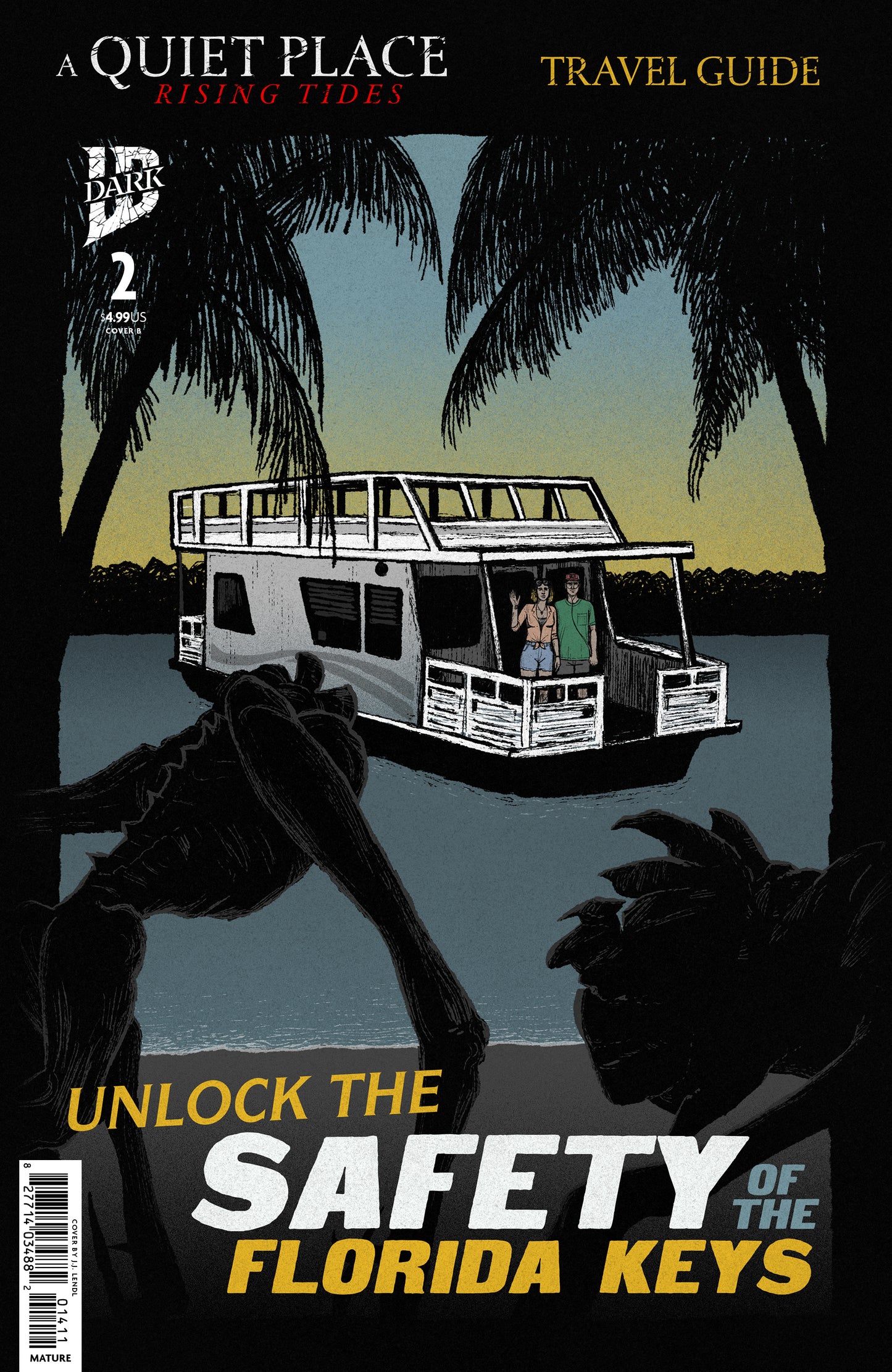A QUIET PLACE: RISING TIDES #2 VAR B (LENDL FLORIDA TRAVEL GUIDE SET) (13 Jan Release)