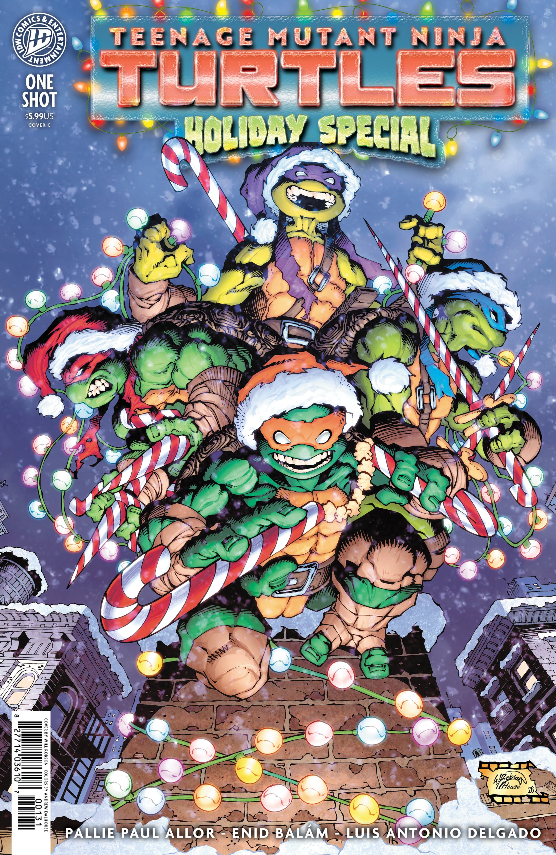 TEENAGE MUTANT NINJA TURTLES: HOLIDAY SPECIAL VAR C (ROBSON) | IDW PUBLISHING | Comicbookeroo