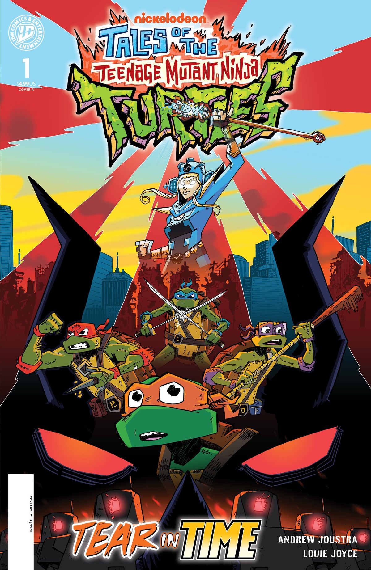 TALES OF THE TEENAGE MUTANT NINJA TURTLES: TEAR IN TIME #1 COVER A