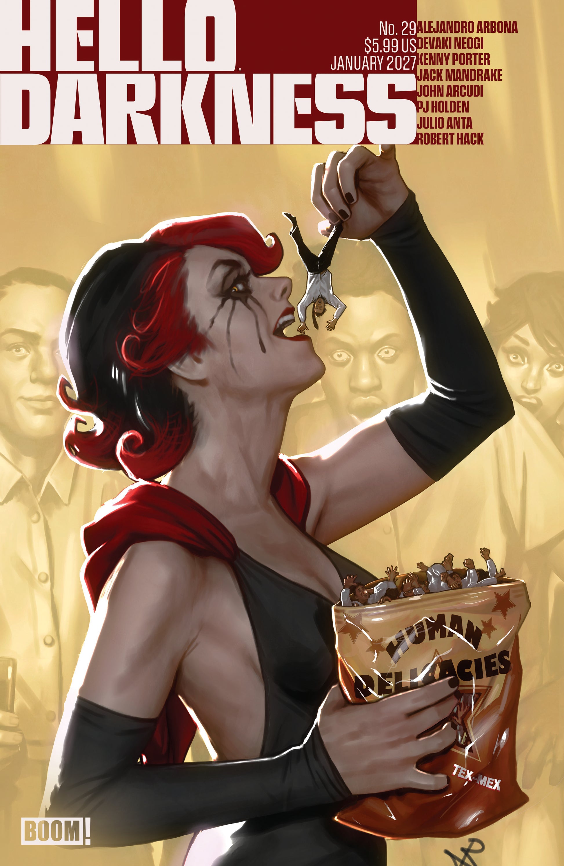HELLO DARKNESS #29 A MAIN (DRESSED, PUEBLA) | BOOM! | Comicbookeroo