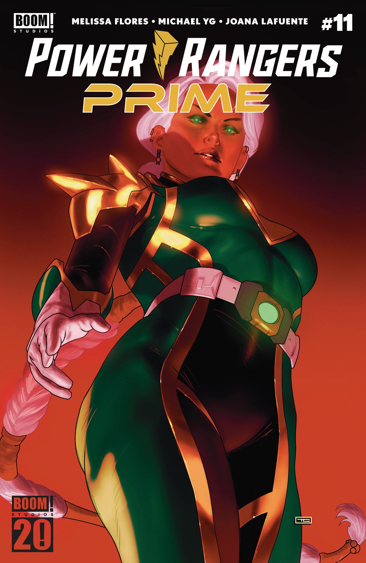 POWER RANGERS PRIME #11 C BOOM 20TH ANNIVERSARY VAR (DRESSED, CLARKE) (Backorder, Allow 4-5 Weeks)