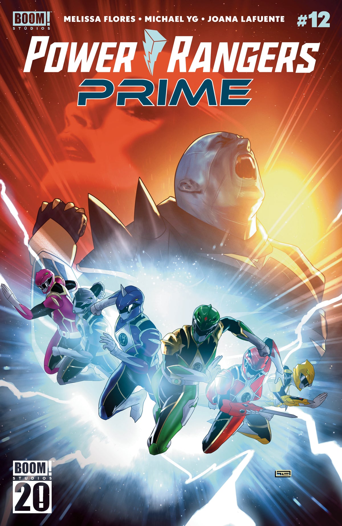 POWER RANGERS PRIME #12 A MAIN (DRESSED, CLARKE) (Backorder, Allow 4-5 Weeks)