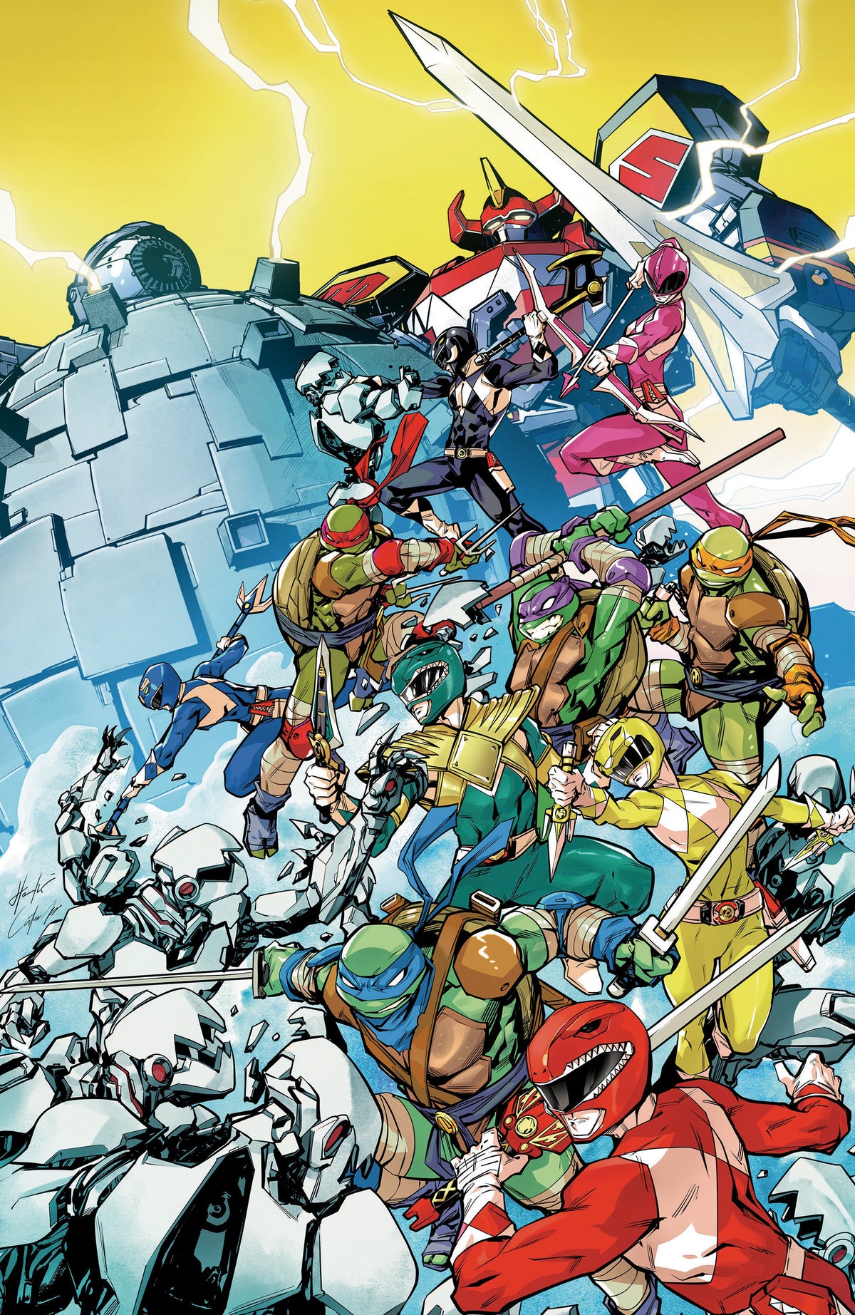 MMPR TMNT III #4 K UNLIMITED VAR (FULL ART, PRASETYA) (Backorder, Allow 4-5 Weeks)