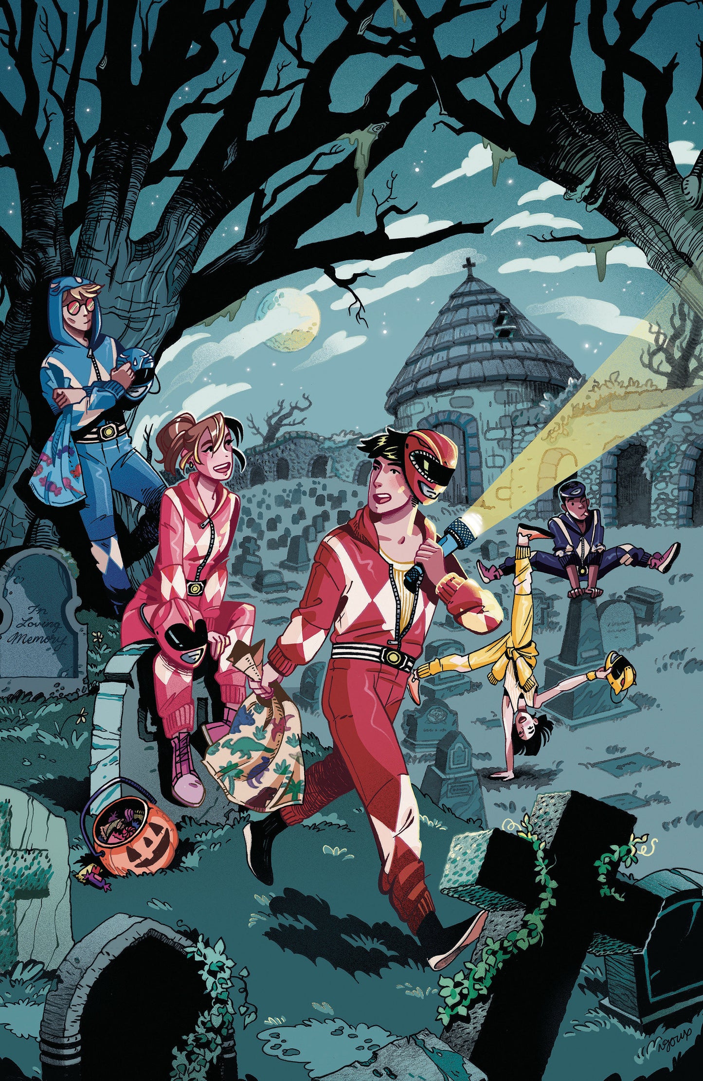 MIGHTY MORPHIN POWER RANGERS HALLOWEEN SPECIAL #1 F UNLIMITED VAR (FULL ART, GOUX) (Backorder, Allow 4-5 Weeks)