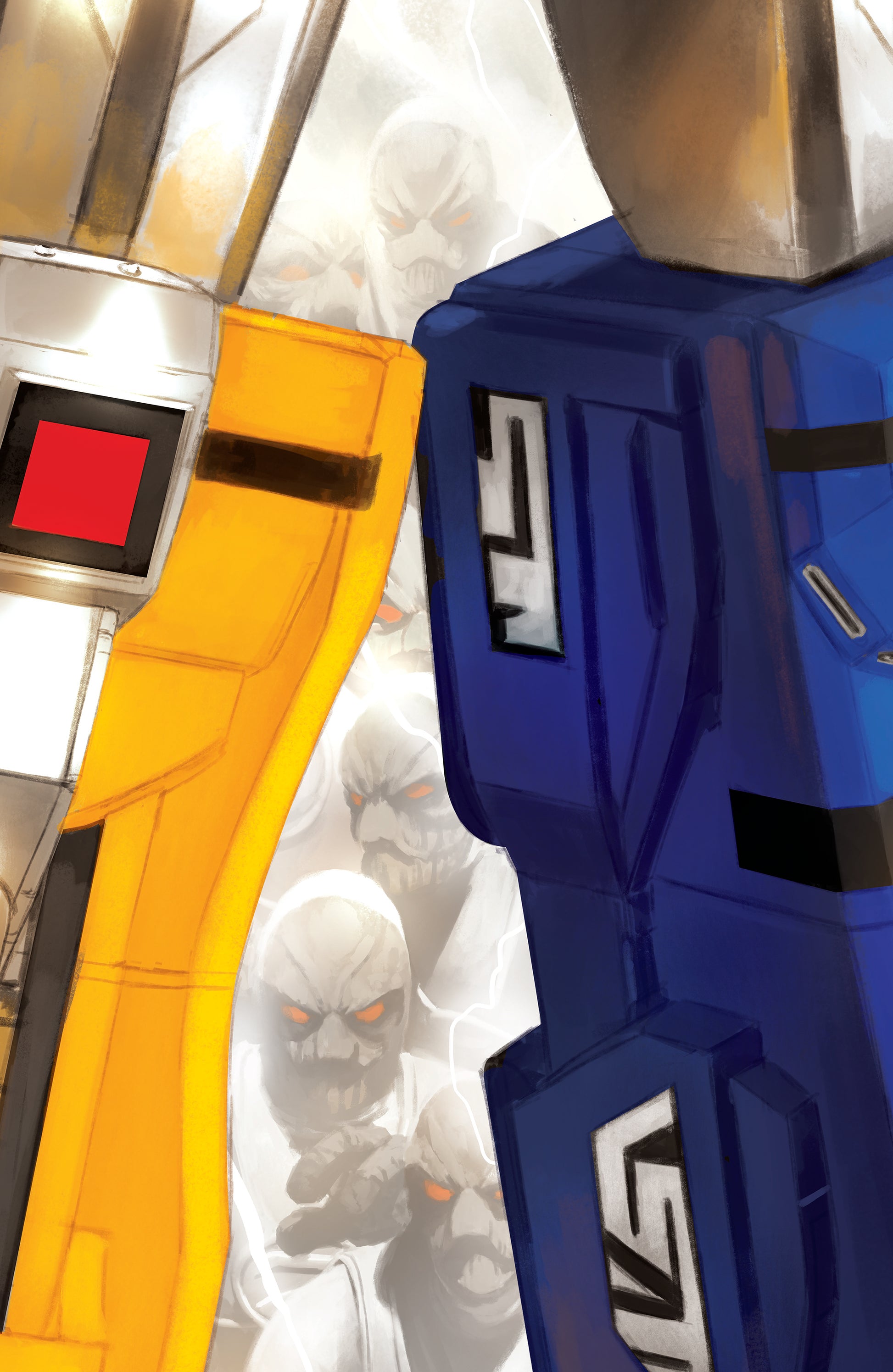 MIGHTY MORPHIN POWER RANGERS (2026) #8 C MEGAZORD CARD STOCK CONNECTING VAR (FULL ART, MERCADO) | BOOM! | Comicbookeroo