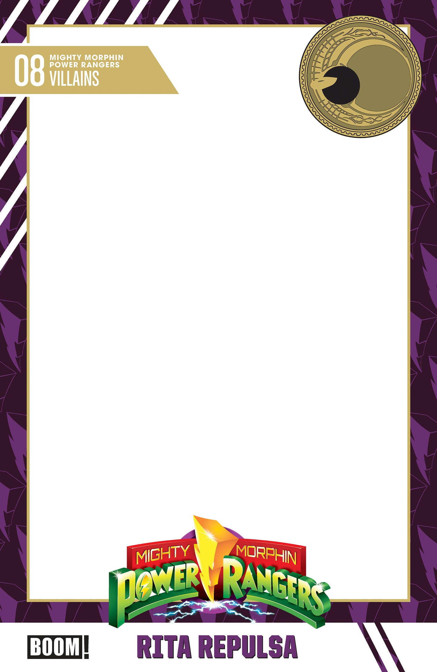 MIGHTY MORPHIN POWER RANGERS (2026) #8 D TRADING CARD BLANK SKETCH VAR | BOOM! | Comicbookeroo