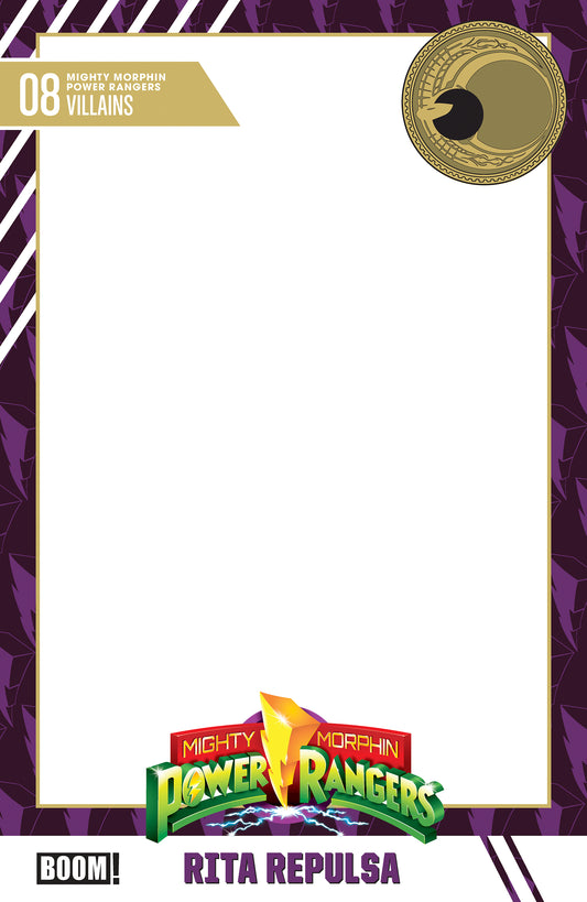 MIGHTY MORPHIN POWER RANGERS (2026) #8 D TRADING CARD BLANK SKETCH VAR | BOOM! | Comicbookeroo