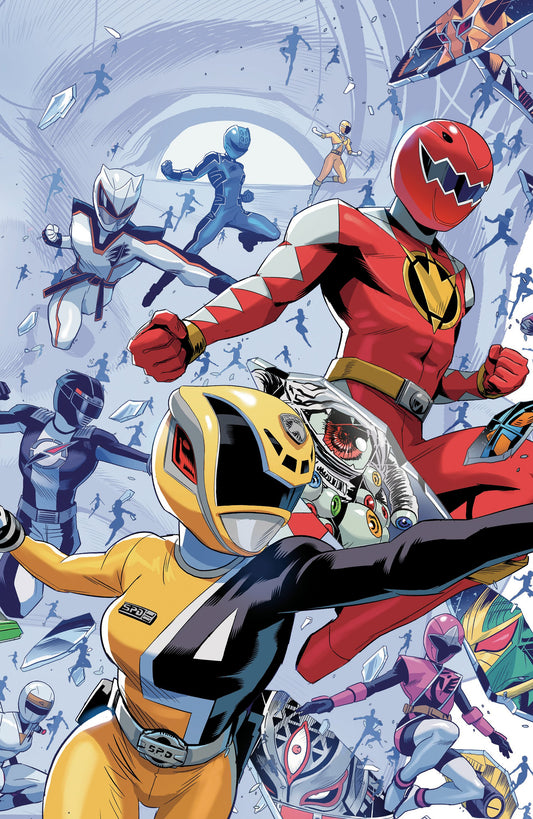 POWER RANGERS UNLIMITED #3 C EVERY RANGER EVER CARD STOCK CONNECTING VAR