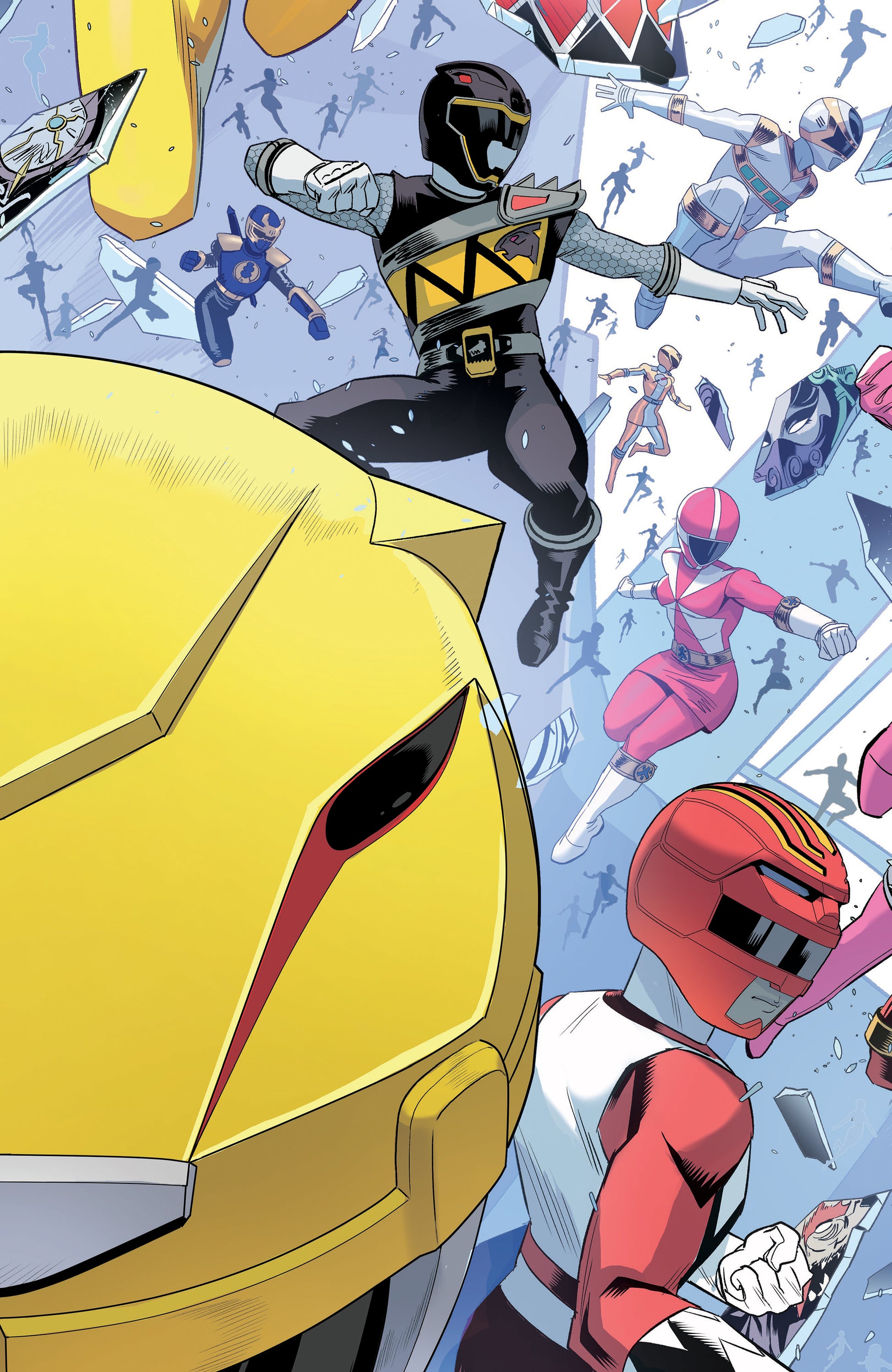 POWER RANGERS UNLIMITED #7 C EVERY RANGER EVER CARD STOCK CONNECTING VAR (FULL ART, ZONNO) | BOOM! | Comicbookeroo