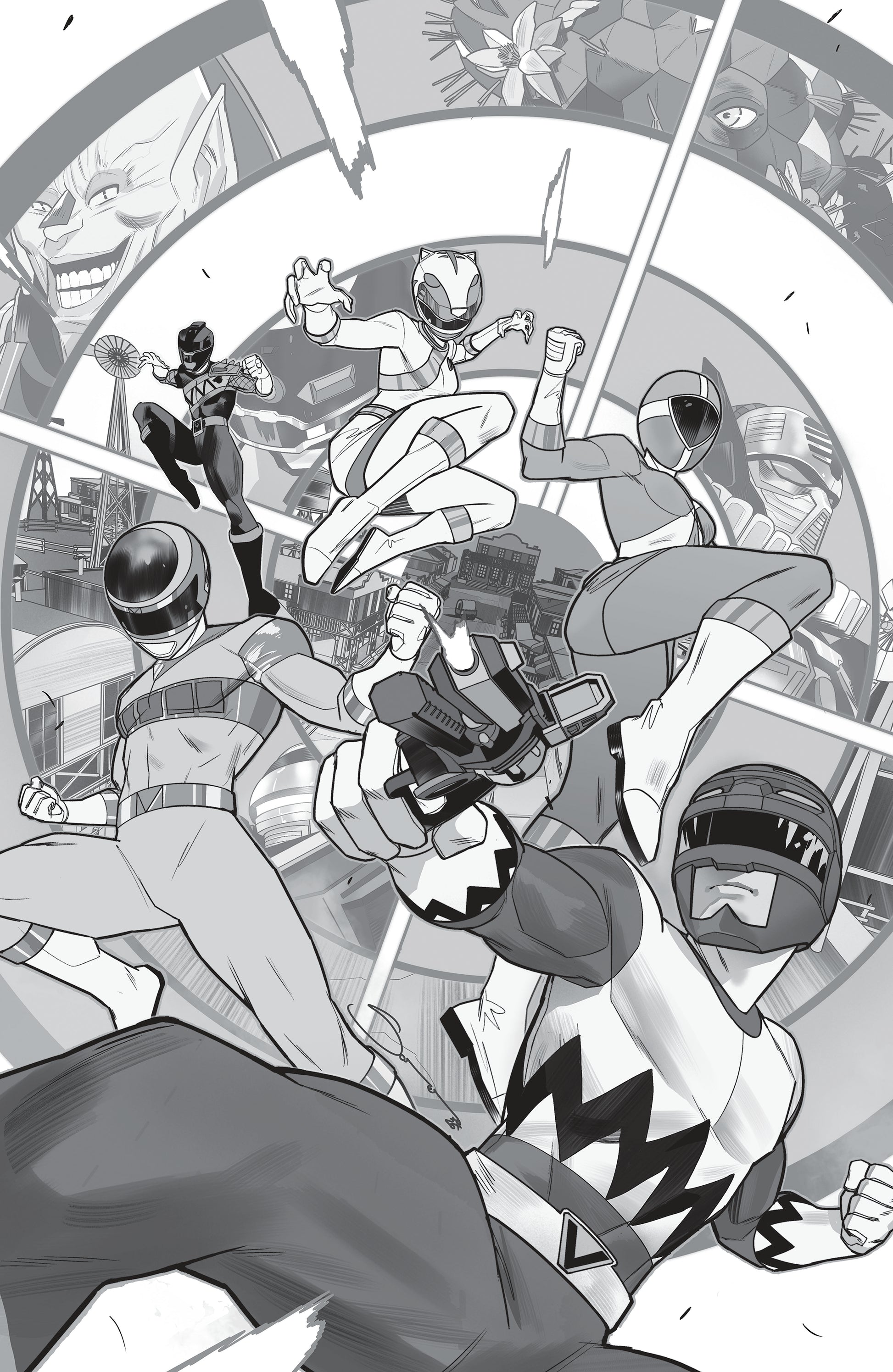 POWER RANGERS UNLIMITED #7 J UNLIMITED VAR (FULL ART, SORRESSA) | BOOM! | Comicbookeroo