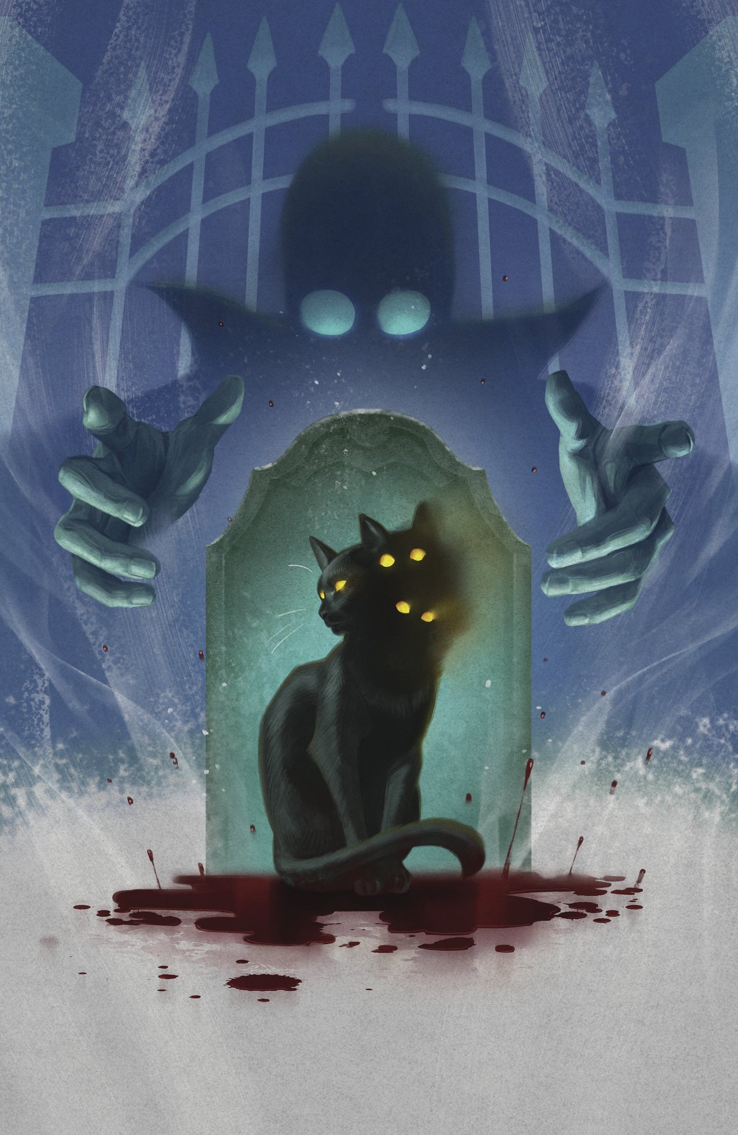 STUFF OF NIGHTMARES: THE CAT IN THE COFFIN #1 E GLOW IN THE DARK VAR (FULL ART, GLOW IN THE DARK, MURAKAMI) | BOOM ENTERTAINMENT | Comicbookeroo