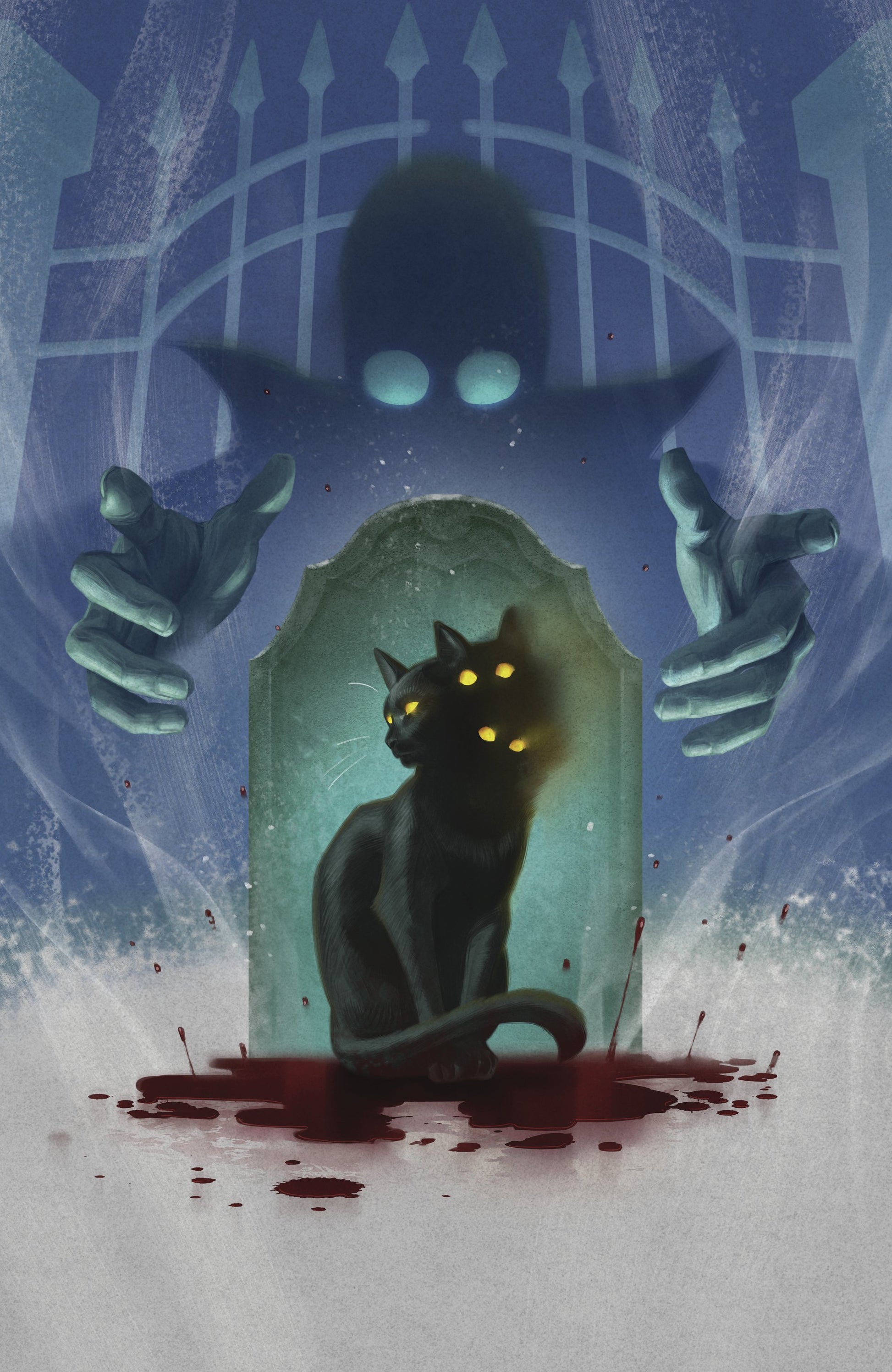 STUFF OF NIGHTMARES: THE CAT IN THE COFFIN #1 E GLOW IN THE DARK VAR (FULL ART, GLOW IN THE DARK, MURAKAMI) | BOOM ENTERTAINMENT | Comicbookeroo