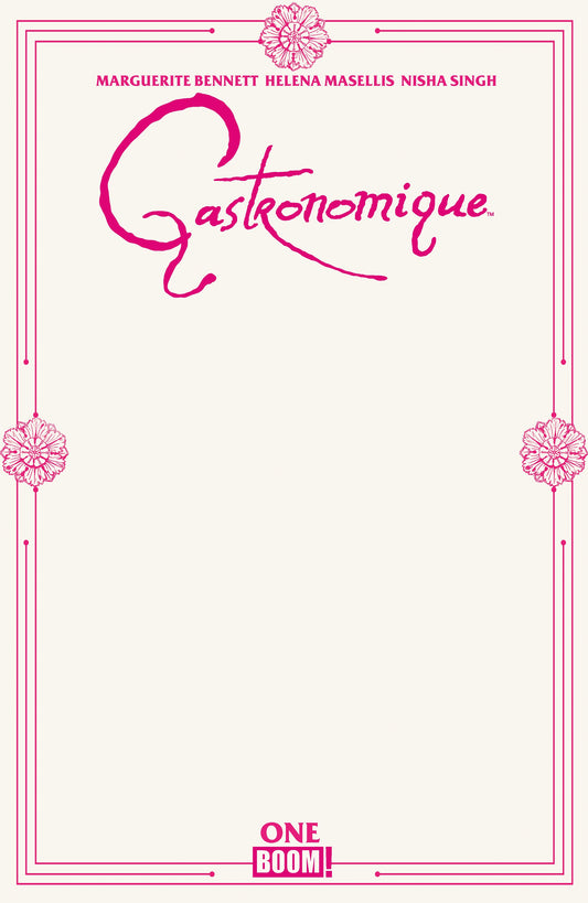 GASTRONOMIQUE #1 D BLANK SKETCH VAR (12 Aug Release)