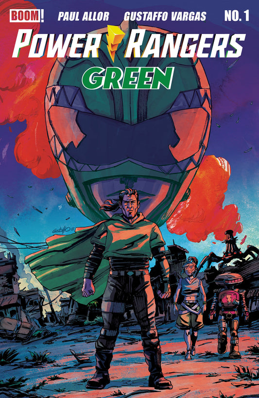 POWER RANGERS GREEN #1 B VAR (DRESSED, VARGAS) (05 Aug Release)