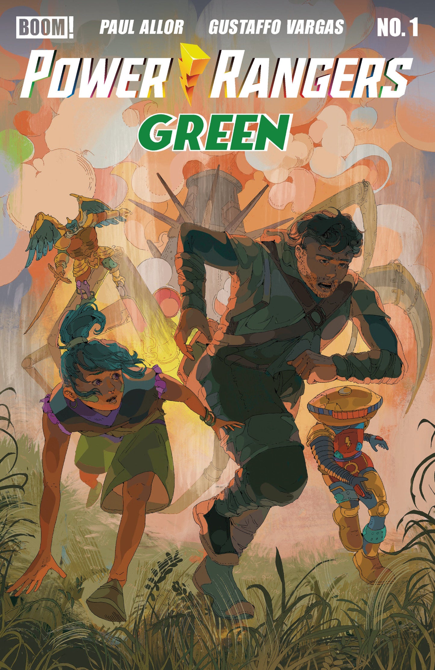 POWER RANGERS GREEN #1 M FOC REVEAL VAR (DRESSED, TBA) (05 Aug Release)