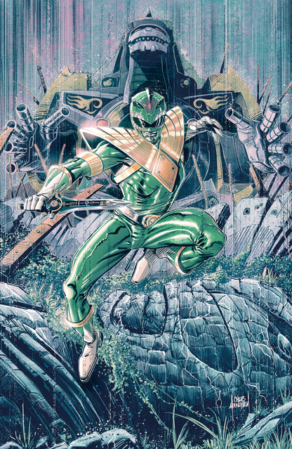 POWER RANGERS GREEN #5 C TOMMY OLIVER CARD STOCK CONNECTING VAR (FULL ART, MOONEYHAM) (23 Dec Release)