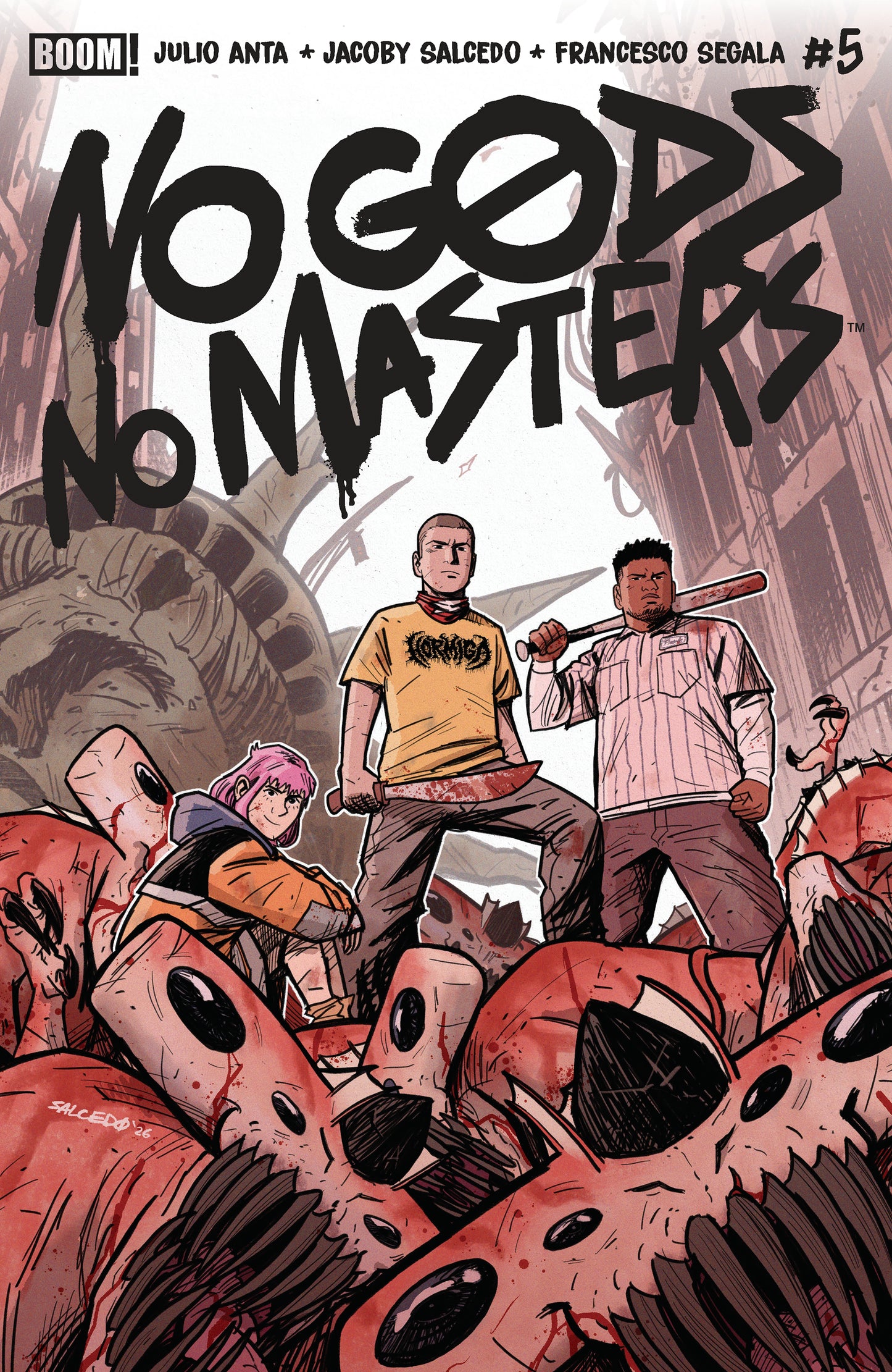 NO GODS, NO MASTERS #5 A MAIN (DRESSED, SALCEDO) | BOOM! | Comicbookeroo