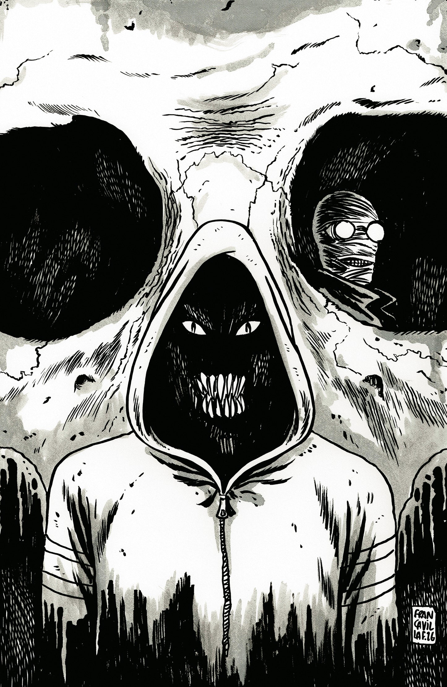 STUFF OF NIGHTMARES: THE HOODIE #1 D GLOW IN THE DARK VAR (FULL ART, GLOW IN THE DARK, FRANCAVILLA) (02 Dec Release)