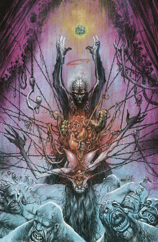 HELLRAISER: HELLBOUND HEARTS #1 C CENOBITE BAG VAR (FULL ART, WAYSHAK) | BOOM! | Comicbookeroo