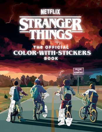 STRANGER THINGS: THE OFFICIAL COLOR-WITH-STICKERS BOOK (Backorder, Allow 4-5 Weeks)