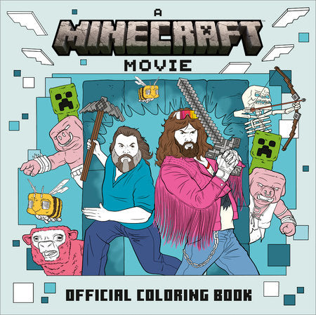 A MINECRAFT MOVIE OFFICIAL COLORING BOOK TP (Backorder, Allow 4-5 Weeks)