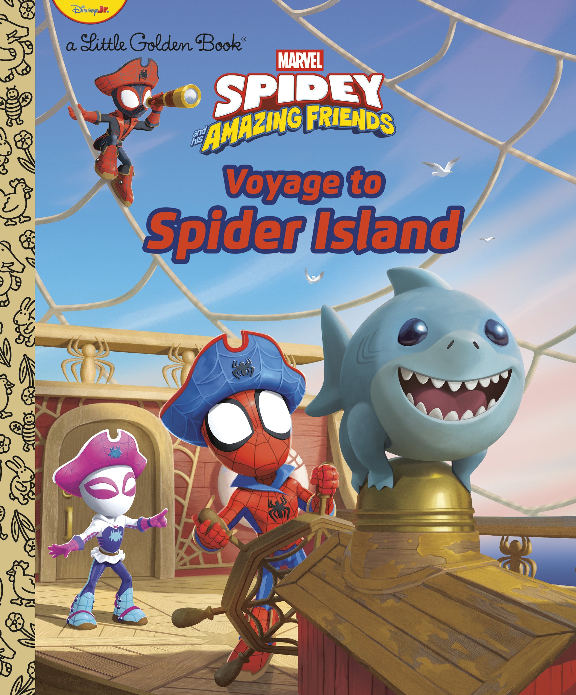 SPIDEY AND HIS AMAZING FRIENDS: VOYAGE TO SPIDER ISLAND (MARVEL) HC | GOLDEN BOOKS | Comicbookeroo