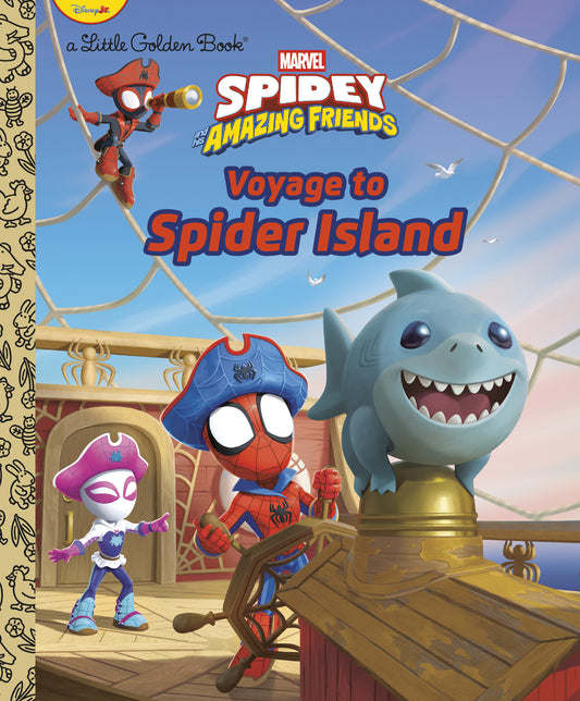 SPIDEY AND HIS AMAZING FRIENDS: VOYAGE TO SPIDER ISLAND (MARVEL) HC | GOLDEN BOOKS | Comicbookeroo