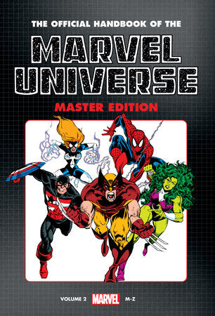 OFFICIAL HANDBOOK OF THE MARVEL UNIVERSE: MASTER EDITION OMNIBUS VOL. 2 HEROES COVER HC (Backorder, Allow 4-5 Weeks)