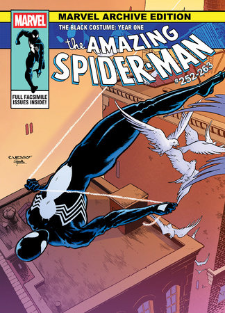 MARVEL ARCHIVE EDITION: AMAZING SPIDER-MAN - THE BLACK COSTUME: YEAR ONE GALLERY EDITION CHARLES VESS HIDDEN GEM COVER [DM ONLY] HC (Backorder, Allow 4-5 Weeks)