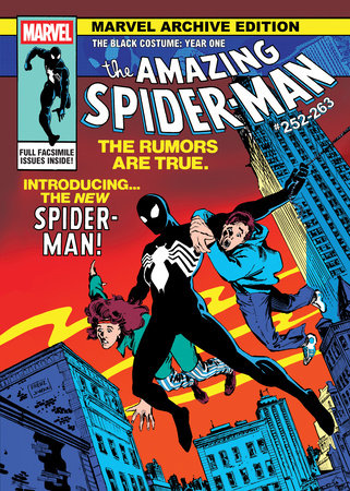 MARVEL ARCHIVE EDITION: AMAZING SPIDER-MAN - THE BLACK COSTUME: YEAR ONE GALLERY EDITION RON FRENZ ORIGINAL FIRST ISSUE COVER HC (Backorder, Allow 4-5 Weeks)