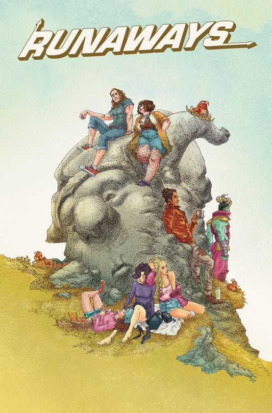 RUNAWAYS BY RAINBOW ROWELL OMNIBUS ADRIAN ALPHONA COVER [DM ONLY] HC