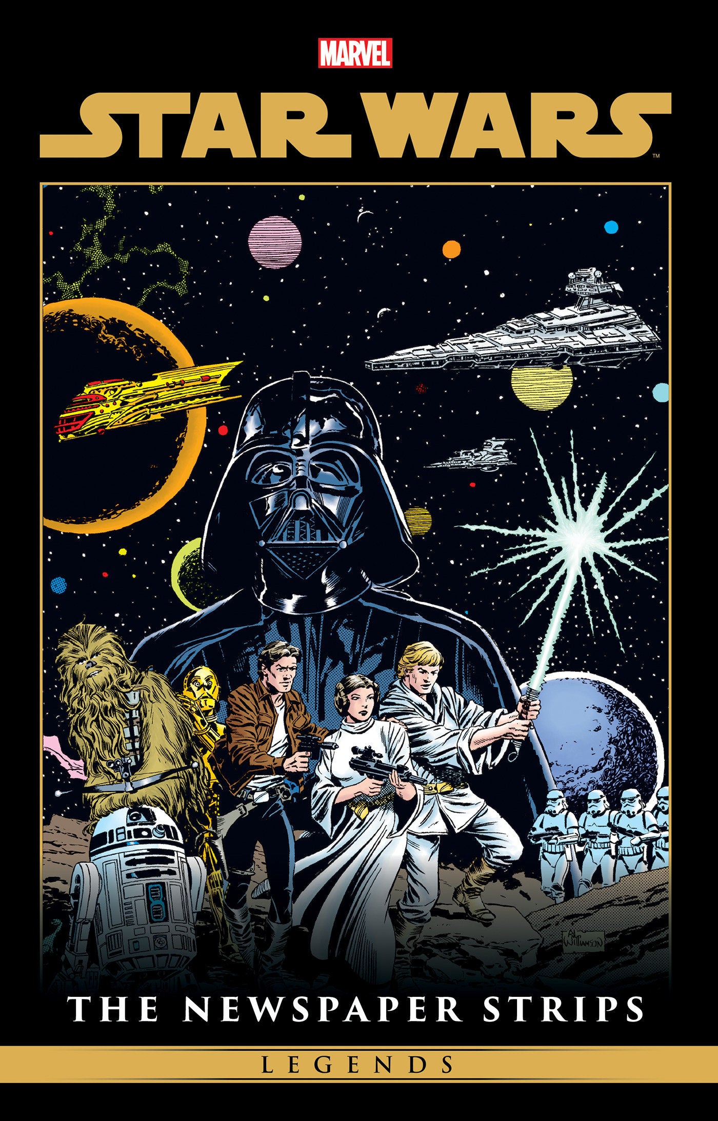 STAR WARS LEGENDS: THE NEWSPAPER STRIPS OMNIBUS AL WILLIAMSON EARLY ADVENTURES COVER HC (Backorder, Allow 4-5 Weeks)