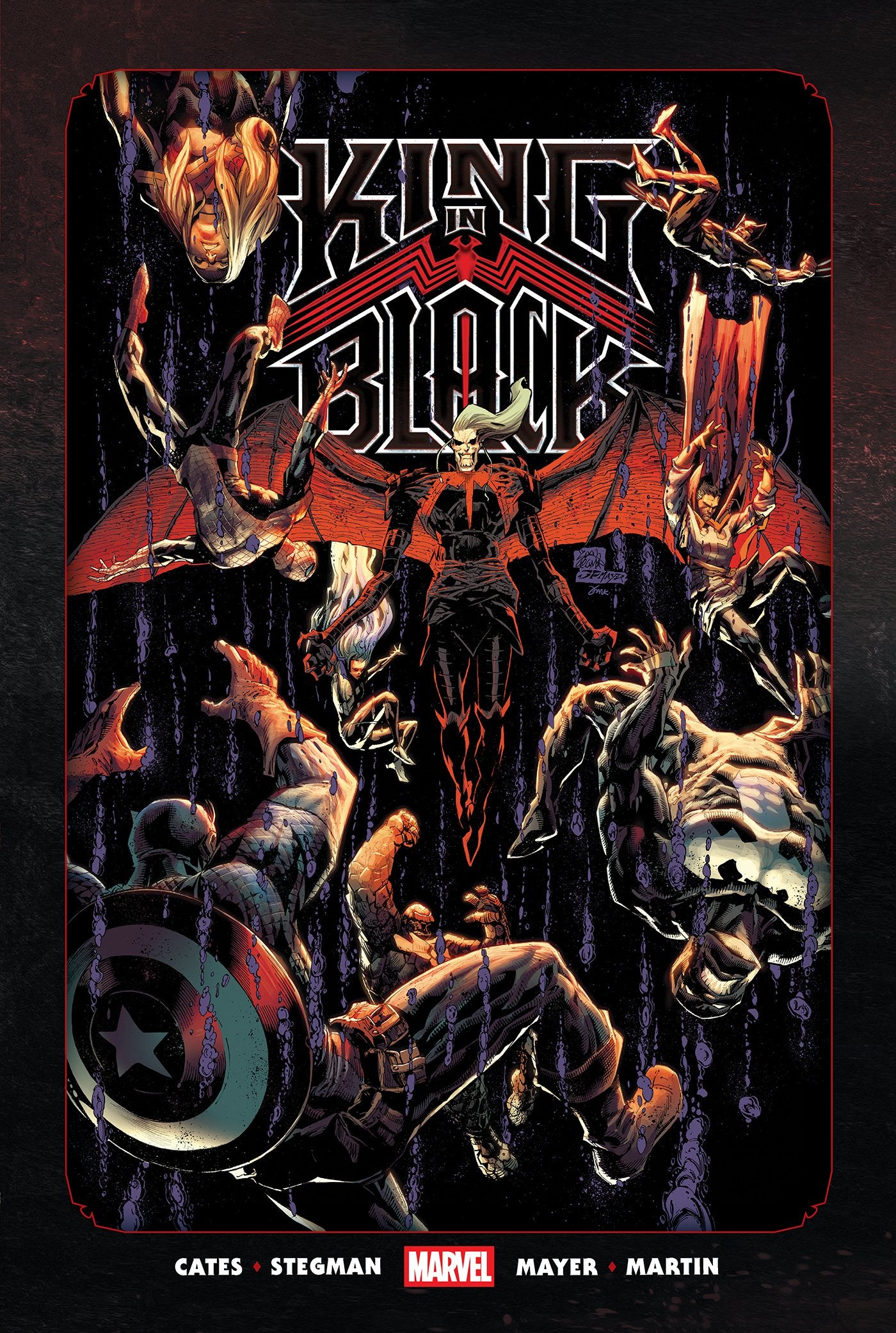 KING IN BLACK OMNIBUS RYAN STEGMAN FALL COVER [NEW PTG] HC (18 Aug Release)