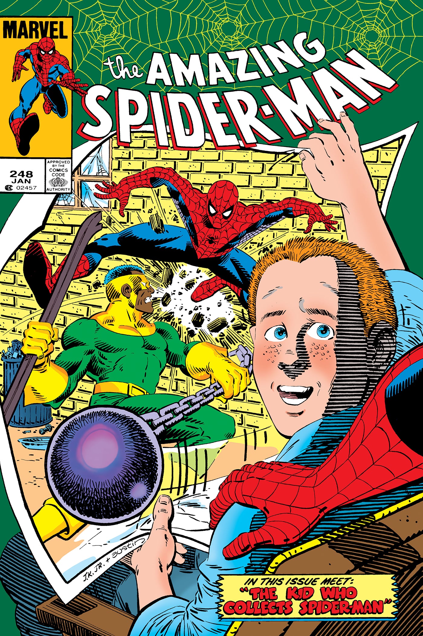 THE AMAZING SPIDER-MAN OMNIBUS VOL. 8 JOHN ROMITA JR. KID WHO COLLECTS SPIDER-MAN COVER [DM ONLY] HC | MARVEL | Comicbookeroo