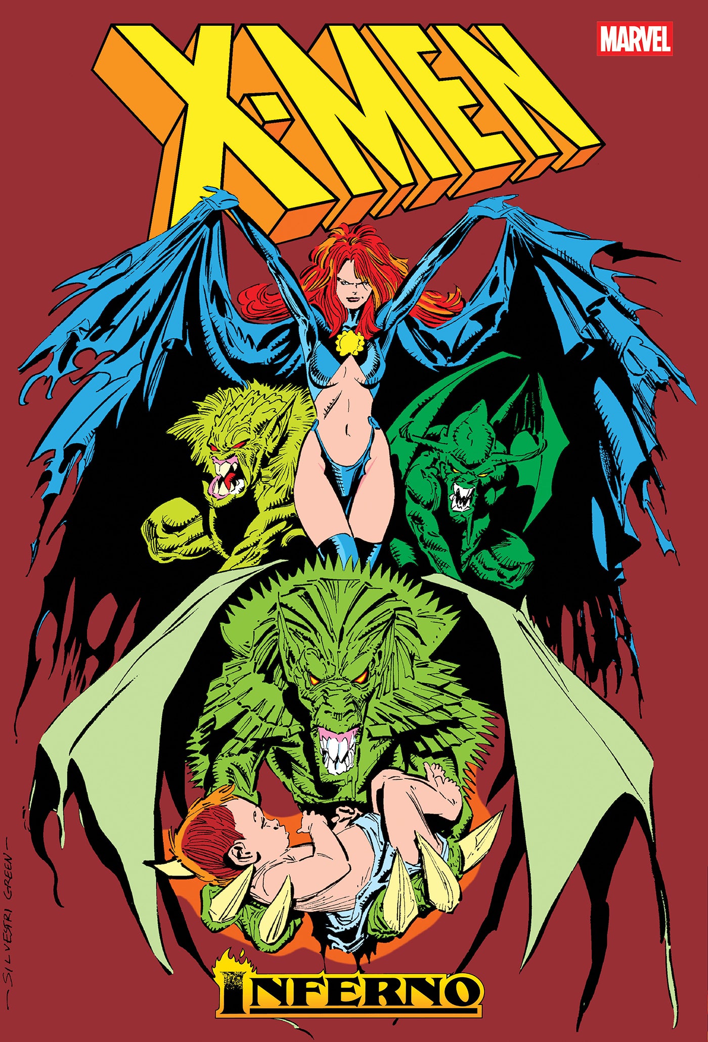 X-MEN: INFERNO OMNIBUS MARC SILVESTRI GOBLIN QUEEN COVER [NEW PTG] HC | MARVEL | Comicbookeroo